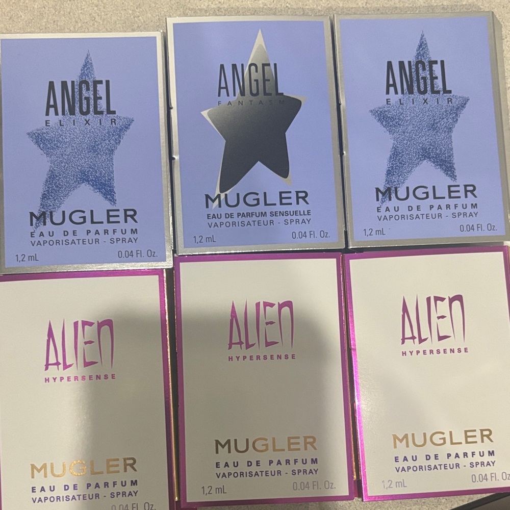 Mugler angel and alien discovery set travel size